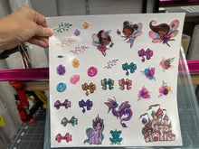 Load image into Gallery viewer, Sticker Sheet FAIRYLAND Full 12 x 12 inch Sheet