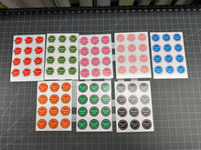 Load image into Gallery viewer, Sticker Sheet | Thank You Circle Stickers | Set of packaging stickers | 5 X 7