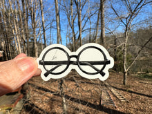 Load image into Gallery viewer, Sticker | 86A-P | Golden Trio | Waterproof Vinyl Sticker | White | Clear | Permanent | Removable | Window Cling | Glitter | Holographic