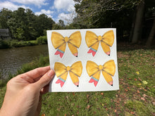 Load image into Gallery viewer, Sticker | Pencil Bow | Waterproof Vinyl Sticker | Permanent