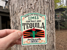Load image into Gallery viewer, Sticker 9I When Life Gives You Limes, Add Salt and Tequila NSFW