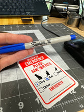 Load image into Gallery viewer, Emergency Static Cling | Rescue Pet Notice | Waterproof | Pet Rescue | Window Notification