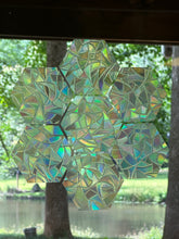 Load image into Gallery viewer, Honeycomb Hexagon Shaped Sun Catcher Window Stickers 3 x 3 inches Set of 7