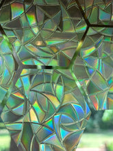 Load image into Gallery viewer, Honeycomb Hexagon Shaped Sun Catcher Window Stickers 3 x 3 inches Set of 7