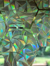 Load image into Gallery viewer, Honeycomb Hexagon Shaped Sun Catcher Window Stickers 3 x 3 inches Set of 7