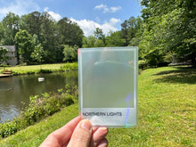 Load image into Gallery viewer, Northern Lights | Suncatcher Sticker | Holographic | Rainbow Maker | Sun Catcher | Magic Window Decal | 3 x 4 or 6 x 8 | Reposition-able