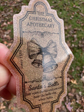 Load image into Gallery viewer, Sticker | 26P | Santa's Bells | Waterproof Vinyl Sticker | White | Clear | Permanent | Removable | Window Cling | Glitter | Holographic