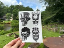 Load image into Gallery viewer, Sticker Sheet 58 Set of little planner stickers Deer Skull with Bright Flowers