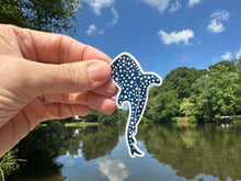 Load image into Gallery viewer, Sticker | 58M | Whale Shark | Waterproof Vinyl Sticker | White | Clear Matte | Holographic | Permanent Adhesive