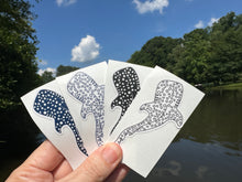 Load image into Gallery viewer, Sticker | 58M | Whale Shark | Waterproof Vinyl Sticker | White | Clear Matte | Holographic | Permanent Adhesive
