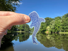 Load image into Gallery viewer, Sticker | 58M | Whale Shark | Waterproof Vinyl Sticker | White | Clear Matte | Holographic | Permanent Adhesive