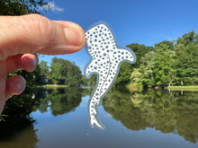 Load image into Gallery viewer, Sticker | 58M | Whale Shark | Waterproof Vinyl Sticker | White | Clear Matte | Holographic | Permanent Adhesive