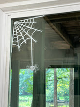 Load image into Gallery viewer, Clear Window Stickers Great for Window Corners for Halloween Set of 2