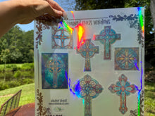 Load image into Gallery viewer, Sticker Sheet Stained Glass Window Stickers 12 x 12 Sheet