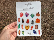 Load image into Gallery viewer, Sticker Sheet | Set 2 | planner stickers | Coffee and Cake | 5 x 7 inch sheet | permanent adhesive | waterproof ink