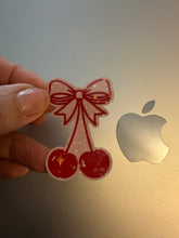 Load image into Gallery viewer, Sticker | Cherries Coquette STICKER | Waterproof Vinyl Sticker | Permanent
