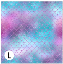 Load image into Gallery viewer, Printed HTV SPARKLING MERMAID SCALES Patterned Heat Transfer Vinyl 12 x 12 inch Sheet