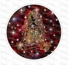 Load image into Gallery viewer, Sticker | 6P | Mandala | Waterproof Vinyl Sticker | White | Clear | Permanent | Removable | Window Cling | Glitter | Holographic