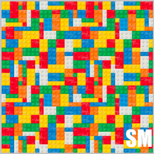 Load image into Gallery viewer, Printed Vinyl &amp; HTV PLASTIC BRICKS Patterns 12 x 12 inch sheet
