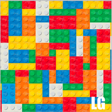 Load image into Gallery viewer, Printed Vinyl &amp; HTV PLASTIC BRICKS Patterns 12 x 12 inch sheet