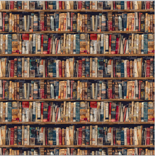 Load image into Gallery viewer, Printed Vinyl &amp; HTV OLD BOOKS Patterns 12 x 12 inch sheet