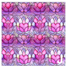 Load image into Gallery viewer, Printed Vinyl &amp; HTV Pink and Purple Stained Glass Windows Patterns 12 x 12 inch sheet