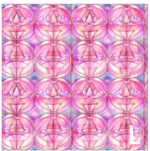 Load image into Gallery viewer, Printed Vinyl &amp; HTV Pink and Purple Stained Glass Windows Patterns 12 x 12 inch sheet