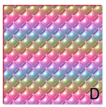Load image into Gallery viewer, Printed Vinyl &amp; HTV 3D Puffy Inflated Patterns 12 x 12 inch sheet