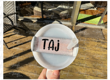 Load image into Gallery viewer, Tumbler Tag for your 40 oz Stanley H2.0 Quencher lid - Name Plate ONLY