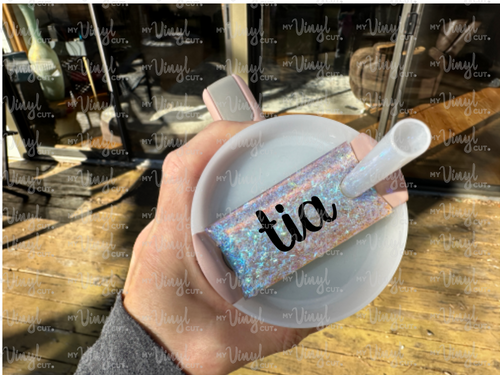 Tumbler Tag for your 30 oz Stanley H2.0 Quencher lid - Name Plate ONLY