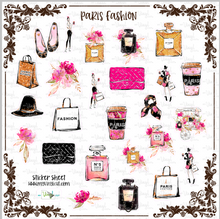 Load image into Gallery viewer, Sticker Sheet Paris Fashion 12 x 12 Sheet