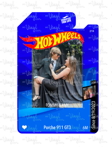 Custom Toy Car Sticker for your package