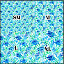 Load image into Gallery viewer, Printed Vinyl &amp; HTV Preppy Coral E Pattern 12 x 12 inch sheet