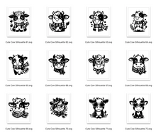 Load image into Gallery viewer, Cow SVG Bundle