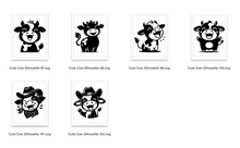 Load image into Gallery viewer, Cow SVG Bundle