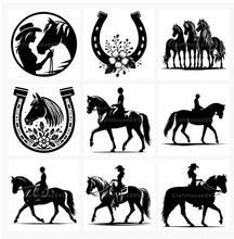 Load image into Gallery viewer, Horse SVG Bundle