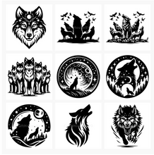 Load image into Gallery viewer, Wolf SVG Bundle
