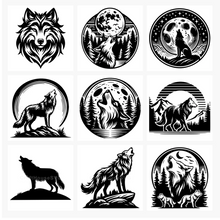 Load image into Gallery viewer, Wolf SVG Bundle