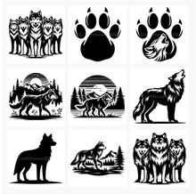 Load image into Gallery viewer, Wolf SVG Bundle