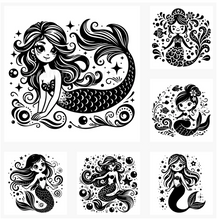 Load image into Gallery viewer, Mermaid SVG Bundle