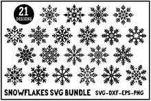 Load image into Gallery viewer, Snowflake SVG Bundle