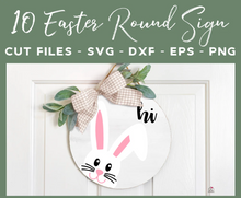 Load image into Gallery viewer, Easter Round Sign SVG Bundle