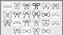 Load image into Gallery viewer, Ribbon Bow SVG Bundle