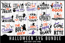 Load image into Gallery viewer, Vintage Halloween SVG Bundle