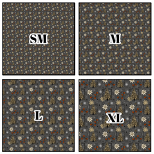 Load image into Gallery viewer, Printed Vinyl HTV &amp; Waterslide Christmas Trees Patterns 12 x 12 inch sheet