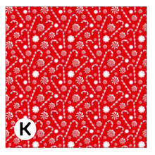 Load image into Gallery viewer, Printed Vinyl, HTV &amp; Waterslide Christmas Peppermint Patterns 12 x 12 inch sheet