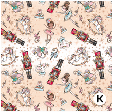 Load image into Gallery viewer, Printed Vinyl, HTV &amp; Waterslide Winter Nutcracker Patterns 12 x 12 inch sheet