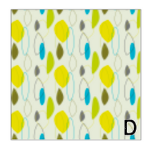 Load image into Gallery viewer, Printed Adhesive Vinyl Green and Blue MID CENTURY RETRO Patterns 12 x 12 inch sheet