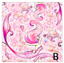 Load image into Gallery viewer, Printed Vinyl JOYFUL SIREN Patterns 12 x 12 inch sheet of Heat Transfer Vinyl (HTV) or Adhesive Vinyl Choose Pattern Choose Type of Vinyl