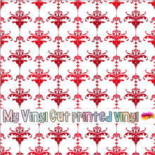 Load image into Gallery viewer, Printed Vinyl | Peppermint Spice C | Permanent Removable Adhesive | Permanent Glitter Adhesive | HTV | Glitter HTV | 12 x 12 inches | ONE Sheet